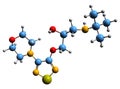 3D image of Timolol skeletal formula