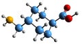 3D image of Tranexamic acid skeletal formula