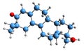 3D image of Trimethyltrienolone skeletal formula