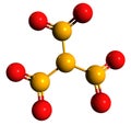 3D image of Trinitramide skeletal formula