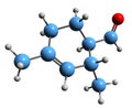 3D image of triplal skeletal formula