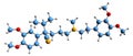 3D image of Verapamil skeletal formula