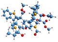 3D image of Vincristine skeletal formula