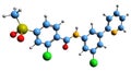 3D image of Vismodegib skeletal formula