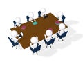 3d imagen Business meeting. Brainstorming concept Royalty Free Stock Photo