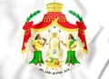 3D Imperial coat of arms of Ethiopia.