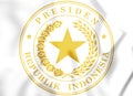 3D Indonesian Presidential Seal.