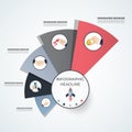 3d Infographic Template. Data Visualization. Can be used for workflow layout, number