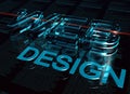 3d inscription web design