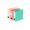 3D isometric books. Education infographic design with books pile. Set of book icons in flat design style. Educational concept. Vec Royalty Free Stock Photo