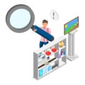 3D Isometric Flat Vector Illustration of Pawnshop. Item 2