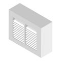 3D Isometric Flat Vector Set of Air Duct System Items. Item 4 Royalty Free Stock Photo
