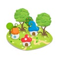 3D Isometric Flat Vector Set of Fairytale Characters and Items. Item 8 Royalty Free Stock Photo