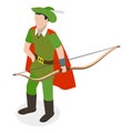 3D Isometric Flat Vector Set of Fairytale Characters and Items. Item 3 Royalty Free Stock Photo