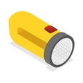 3D Isometric Flat Vector Set of Flashlights. Item 2 Royalty Free Stock Photo