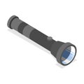 3D Isometric Flat Vector Set of Flashlights. Item 4 Royalty Free Stock Photo