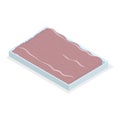 3D Isometric Flat Vector Set of Frozen Meat. Item 2 Royalty Free Stock Photo