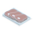 3D Isometric Flat Vector Set of Frozen Meat. Item 5 Royalty Free Stock Photo