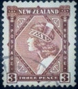 3d issue of New Zealand stamps from the 1930s