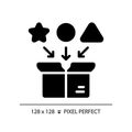 2D iteration solid icon