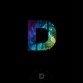 D and J logo. D.J monogram. Disco emblem. Web, UI icon. Identity.