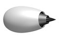 3D jet engine - side view Royalty Free Stock Photo