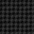 3D Jigsaw Tile Seamless Pattern Black_002 Royalty Free Stock Photo