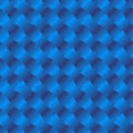 3D Jigsaw Tile Seamless Pattern Blue_002 Royalty Free Stock Photo
