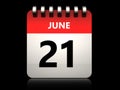 3d 21 june calendar