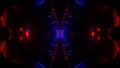 Seamless disco VJ loop with rhythmic neon flashes