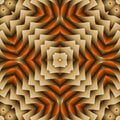 3d kaleidoscopic color gradient pattern