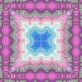 3d kaleidoscopic color gradient pattern