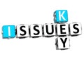 3D Key Issues Crossword