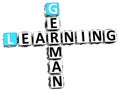 3D Learning German Crossword