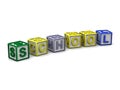 Letter Cubes Spelling School