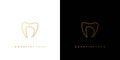 D letter tooth logo design is unique and attractive