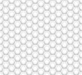 3D like honeycomb white texture. Royalty Free Stock Photo