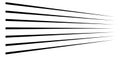 3d lines. Straight parallel stripes in perspective. Strips, streaks vanish, diminish. Horizon oblique, diagonal lines Royalty Free Stock Photo