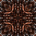 3d lines vector colorful seamless pattern. Modern ornamental surface background. Volume repeat line art intricate backdrop. Wave