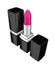 3d lipstick isolated over white