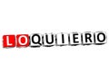 3D Lo Quiero Block Text on white background