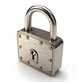 3D Lock Isolated on White Royalty Free Stock Photo