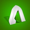 3D A Logo design Royalty Free Stock Photo