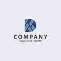 D logo for your comany design vector illustration Royalty Free Stock Photo