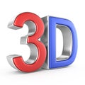 3D logo isolated