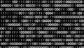 3D LOOP 0 AND 1 MOVING BG ANIMATION FOR CYBERSECURITY Royalty Free Stock Photo