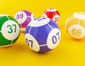 3d Lottery Bingo balls