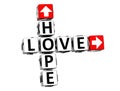 3D Love Hope Crossword