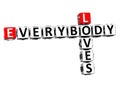 3D Loves Everybody Crossword