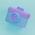 3D Low Poly Lowpoly Camera Cute